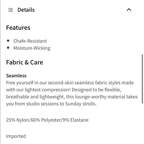 Fabletics- High-Waisted Seamless Check Legging - Picture 9 of 11